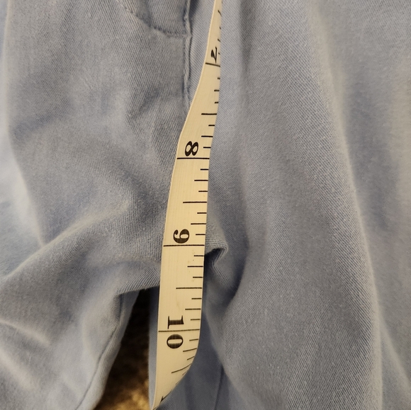 Lilly Pulitzer Light Blue Casual Tapered Pants Size 8 Straight Leg 15" W #D94 - Picture 3 of 7